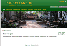 Tablet Screenshot of porzellaneum.sth.ac.at
